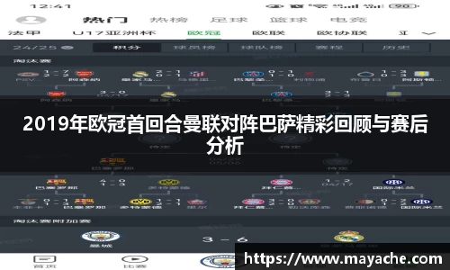 2019年欧冠首回合曼联对阵巴萨精彩回顾与赛后分析